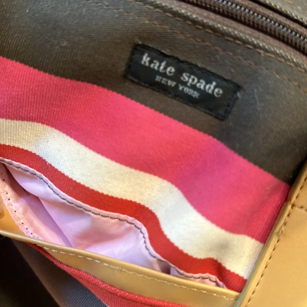 Kate Spade Canvas Multicolor Extra Large Travel Bag.